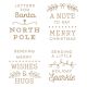 Christmas Mailbox Greetings Glimmer Hot Foil Plate